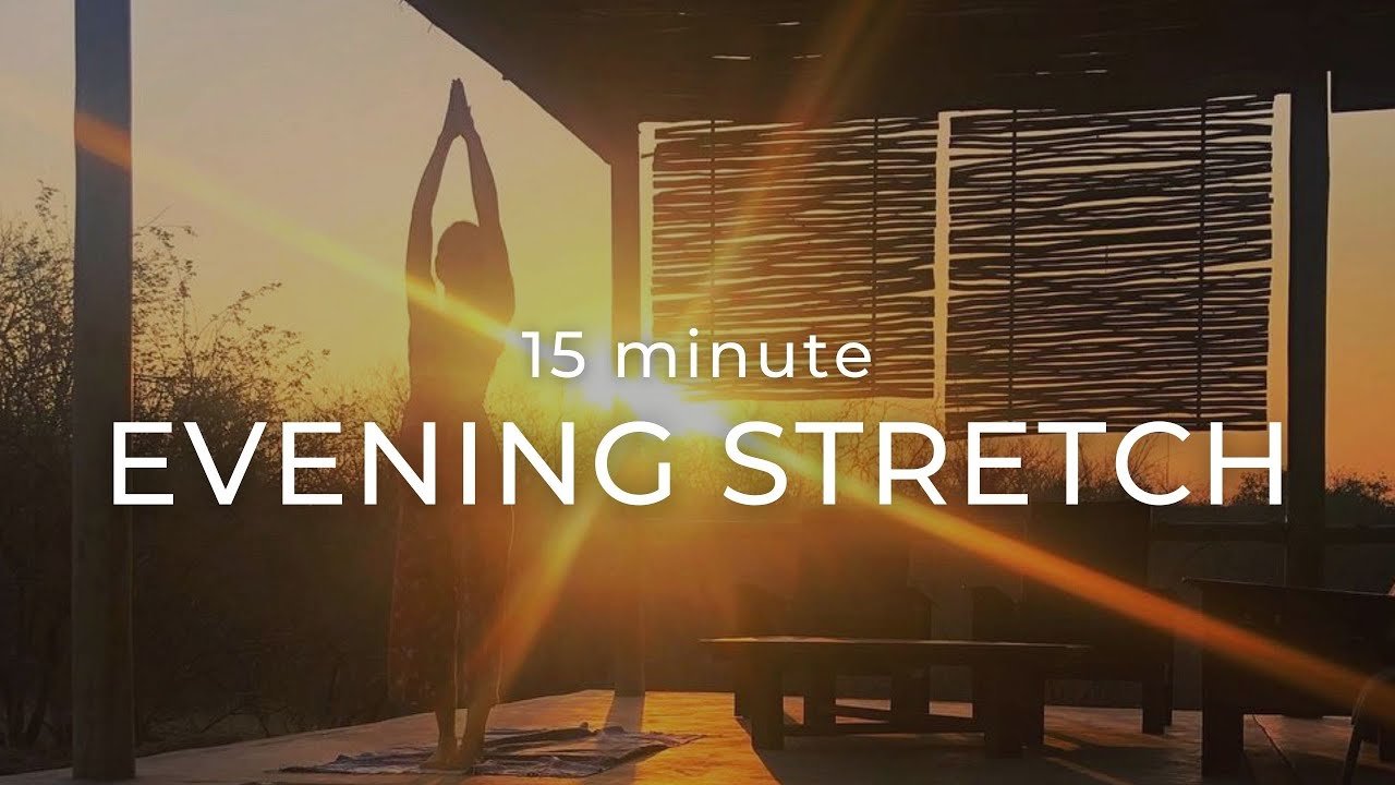 15 Min Deep Evening Stretch | Relaxing Bedtime Yoga For Better Sleep and Flexibility |Yoga by Nicole