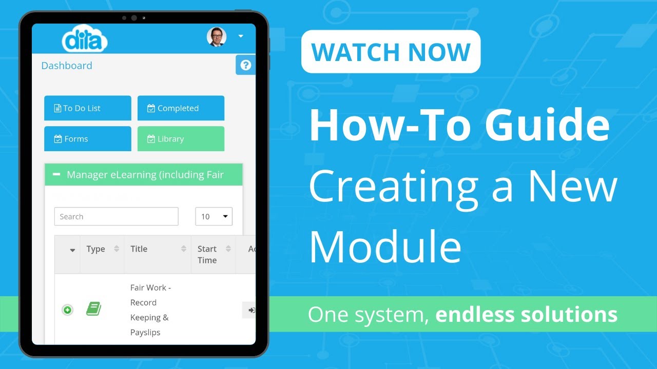 Create a new module