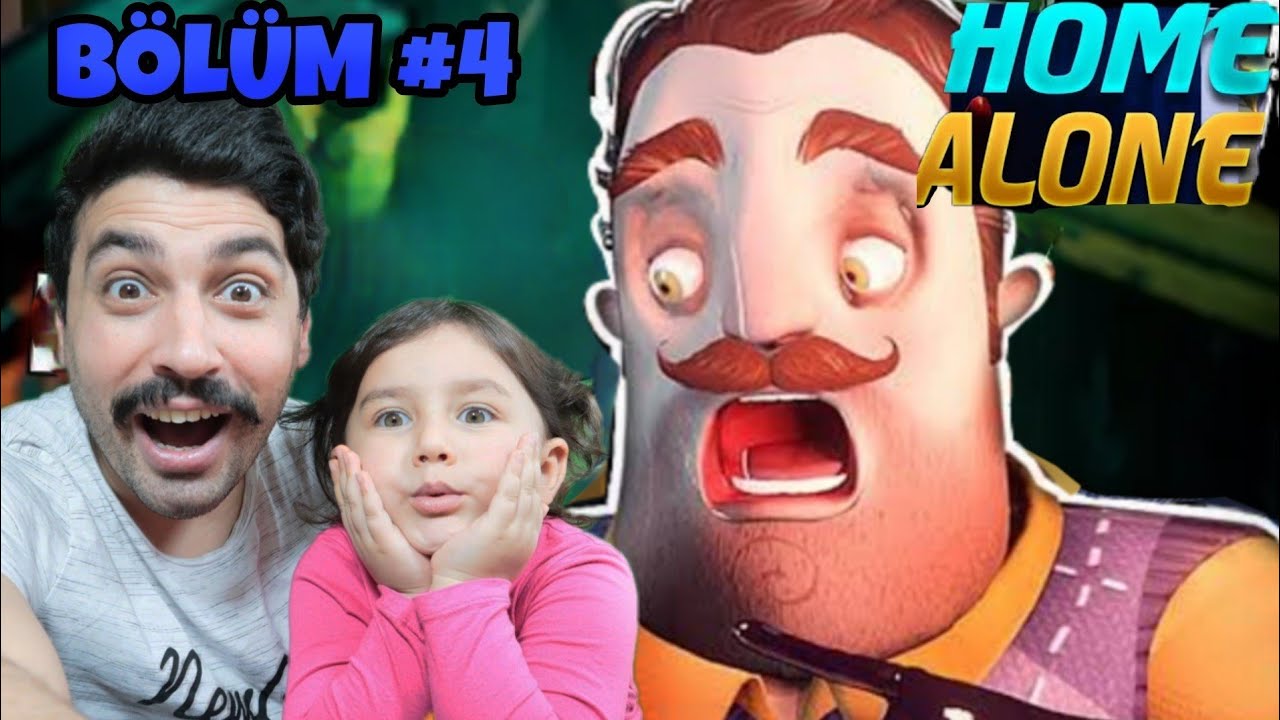 HOME ALONE 4.BÖLÜM! BIYIKLI WİLSON BİZİ UÇURUMDAN ATTI! | Hello Neighbor Mod