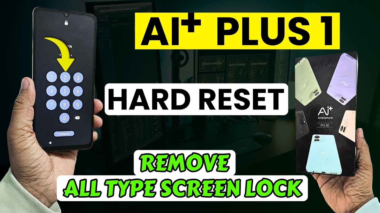 AI Plus 1 Factory Reset & Remove Pin, Pattern, Password Lock - No Need Pc