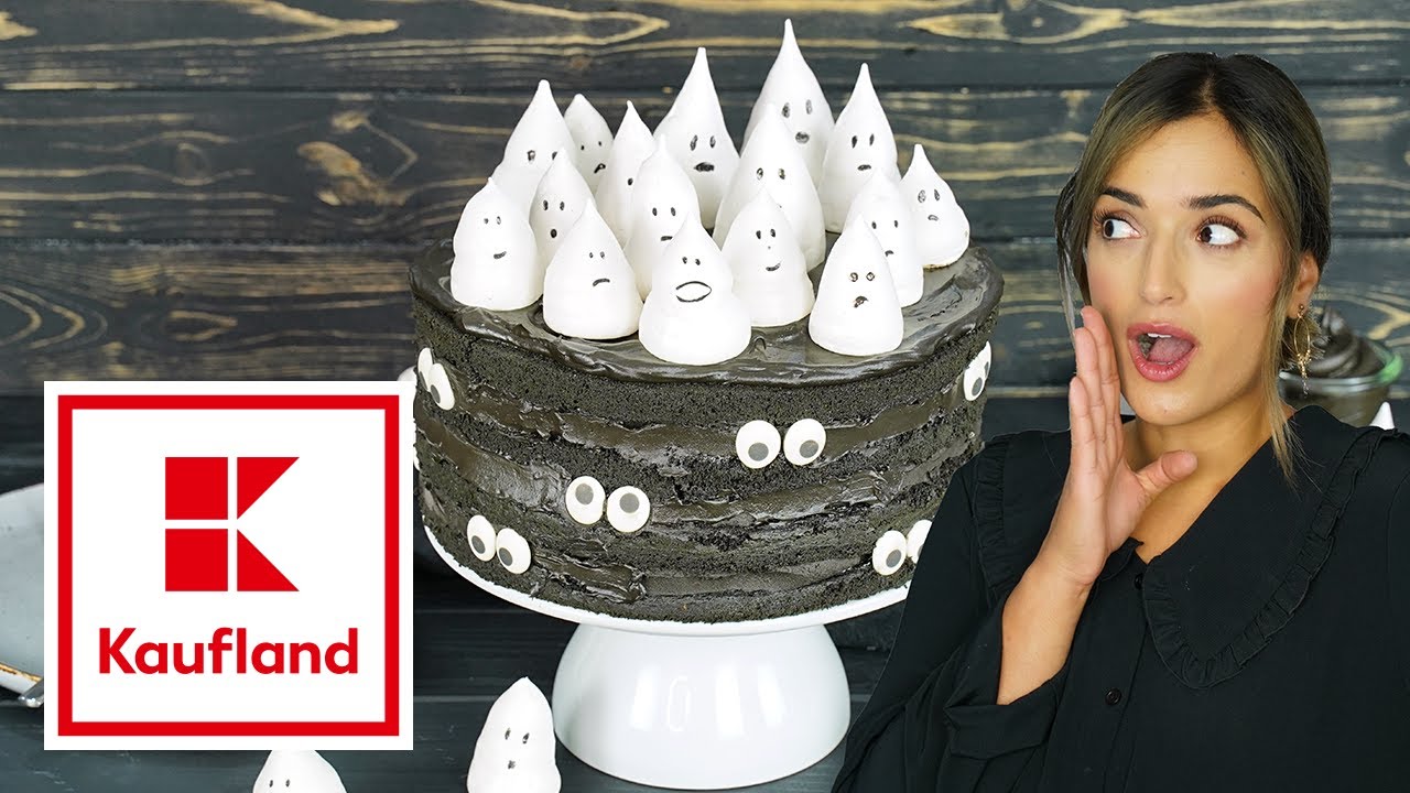 Motivtorte | Halloweentorte mit Baiser-Geistern selber backen | Kaufland