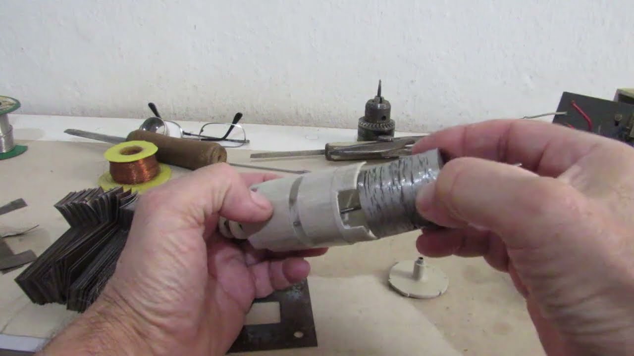 Fazendo motorzinho para os diodos caseiros e Hartley modificado e com flyback caseiro