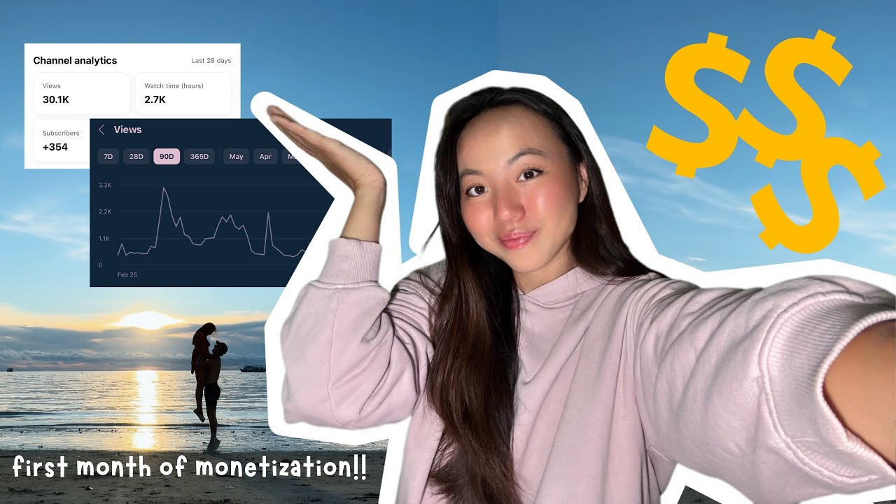 How Much YouTube Paid Me with 1000 Subs (what I made my 1st month monetized)
