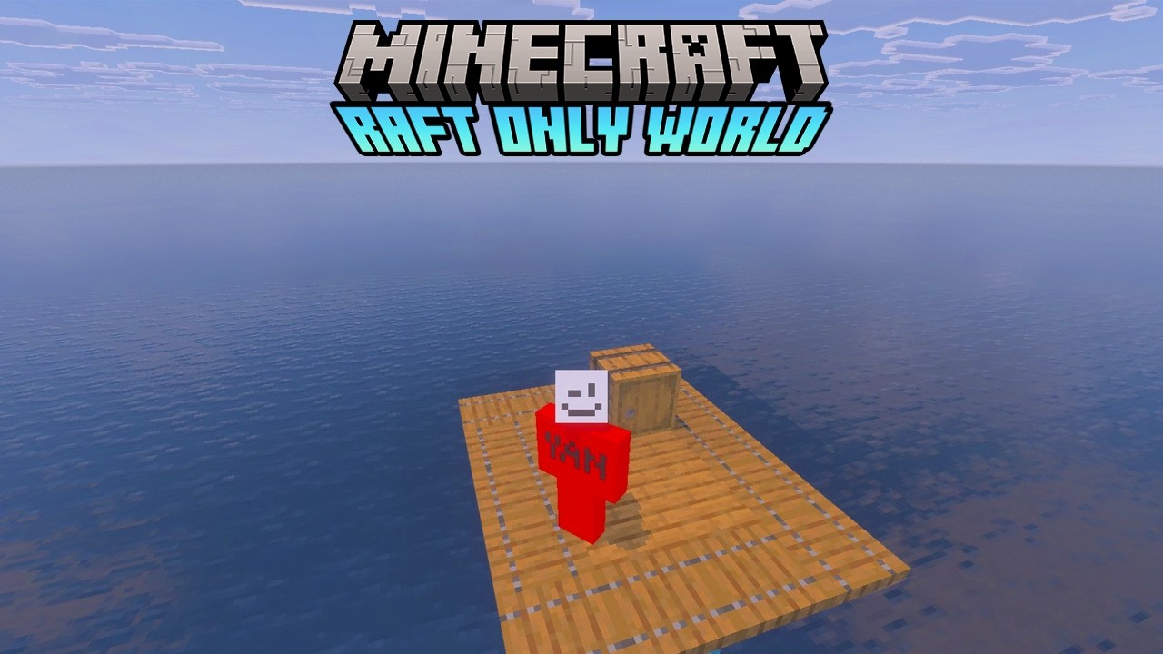 Melanjutkan Progress Minecraft Di Tengah Laut - Minecraft Raft Only World