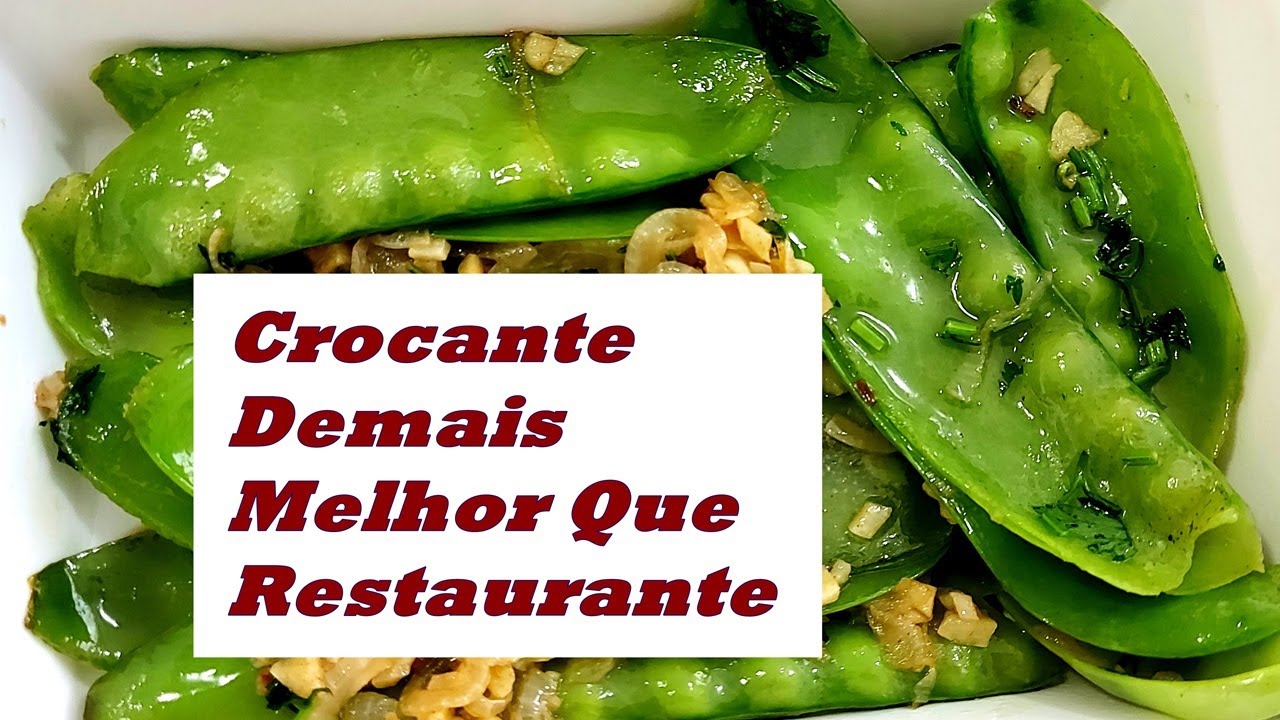 Como Deixar A Ervilha Torta Crocante E Bem Verdinha Em 3 Minutos