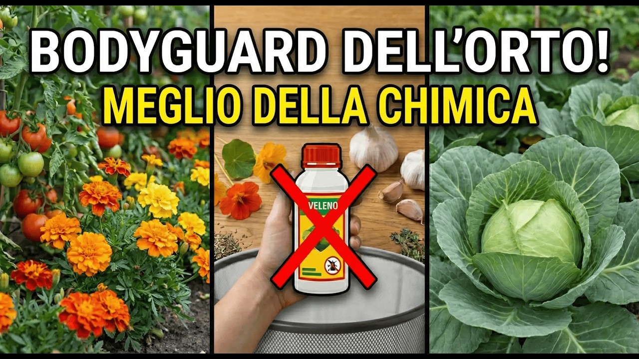 I VIVAISTI NON TE LO DICONO! 7 Piante Bodyguard contro i Parassiti (Meglio della Chimica)
