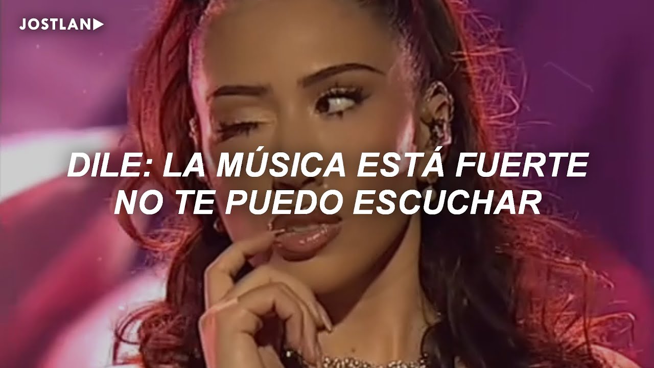 Kali Uchis - Dame Beso // Muévete (Letra) | dile: la música está fuerte no te puedo escuchar