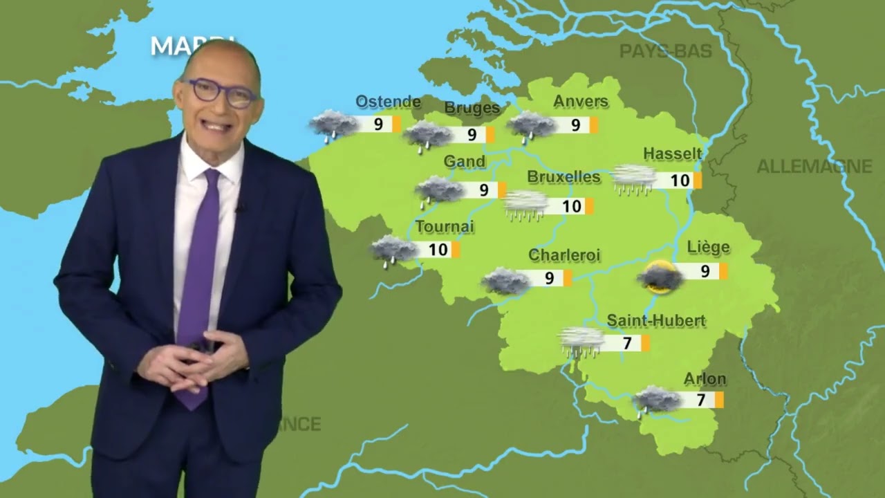 Météo pour la Belgique du 2 au 4 février 2026
