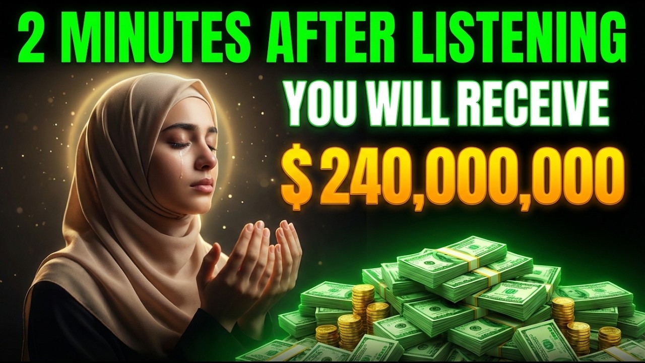 Miracle Dua for Rizq and Wealth | Listen and May Allah Send Unexpected Money and Blessings