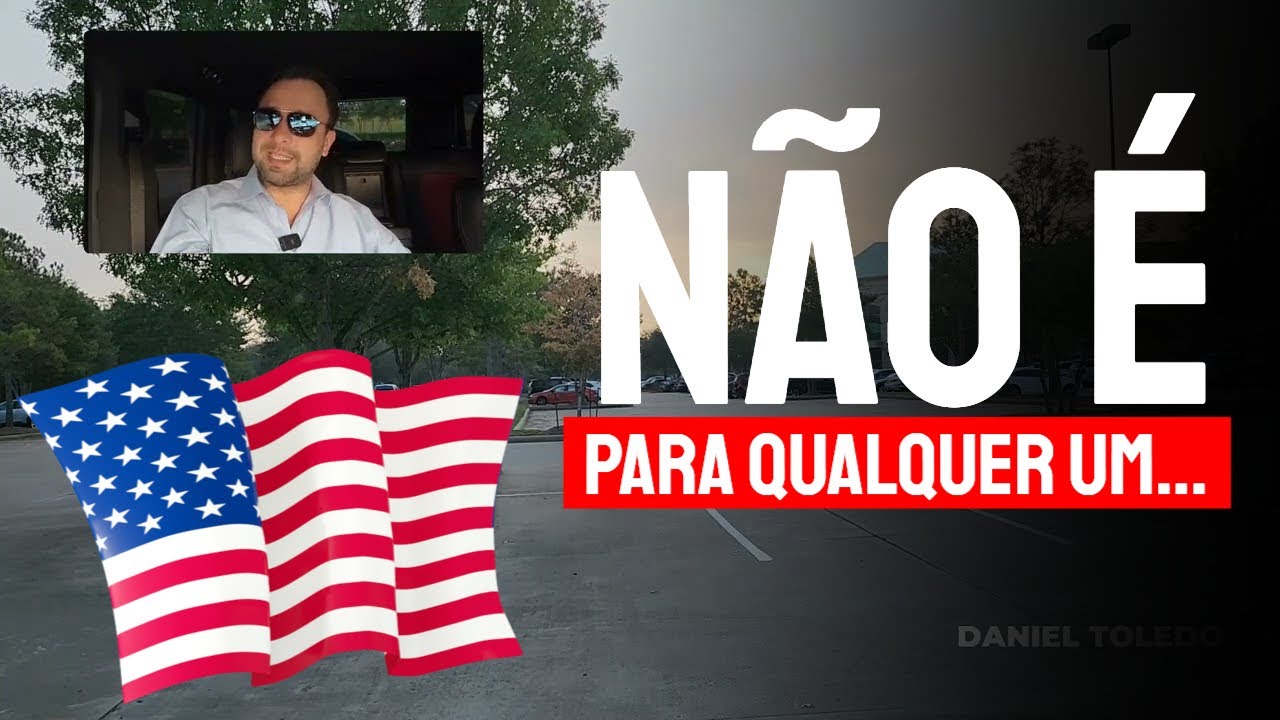 Estados Unidos NÃO é para qualquer um...