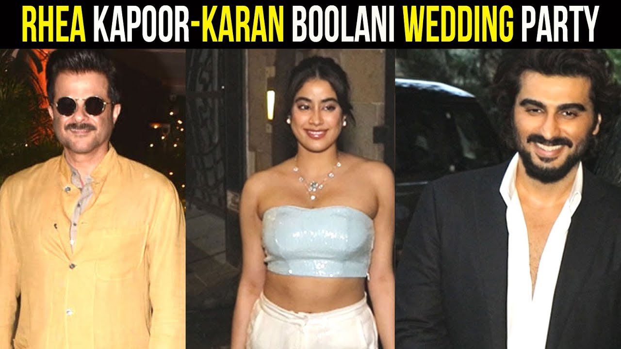 Bollywood celebs dazzle at Rhea Kapoor-Karan Boolani's wedding reception in Mumbai