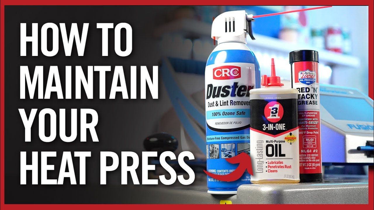Heat Press Maintenance Tips: 6 Steps To Clean and Care For Your Heat Press