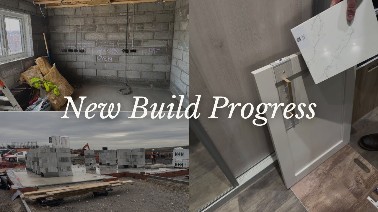 OUR NEW BUILD HOUSE JOURNEY SO FAR | FROM SHOW HOME VIEWINGS TO PRE-PLASTER STAGE | Nyssa Blake