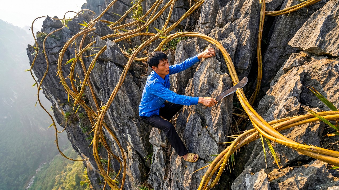 Harvesting 1000+KG of Rattan, Dragon Fruit, and Duck Eggs &ndash; Goes to the Village Market for Sale