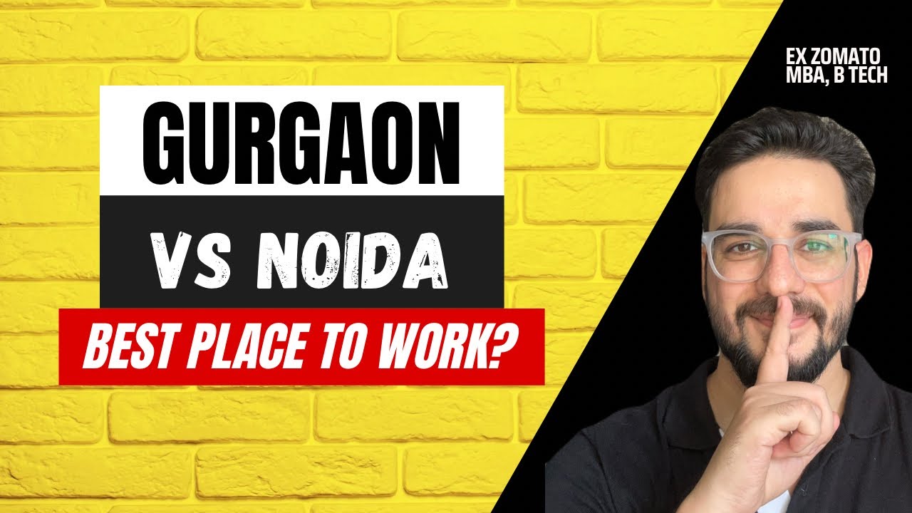 Gurgaon vs Noida 🏙️ | Which is the Real Corporate Hub? | Anupam Bhalla Hindi