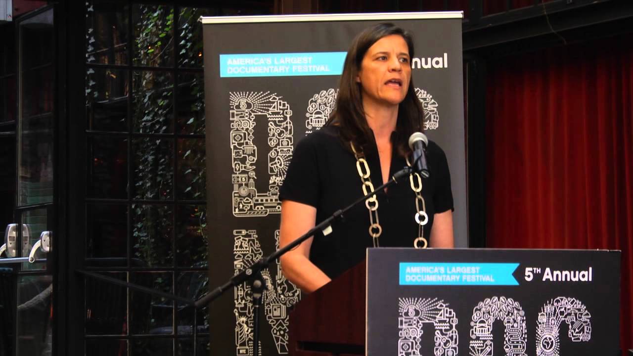 DOC NYC Visionaries Tribute - Laura Poitras accepted by CITIZENFOUR cinematographer Kirsten Johnson