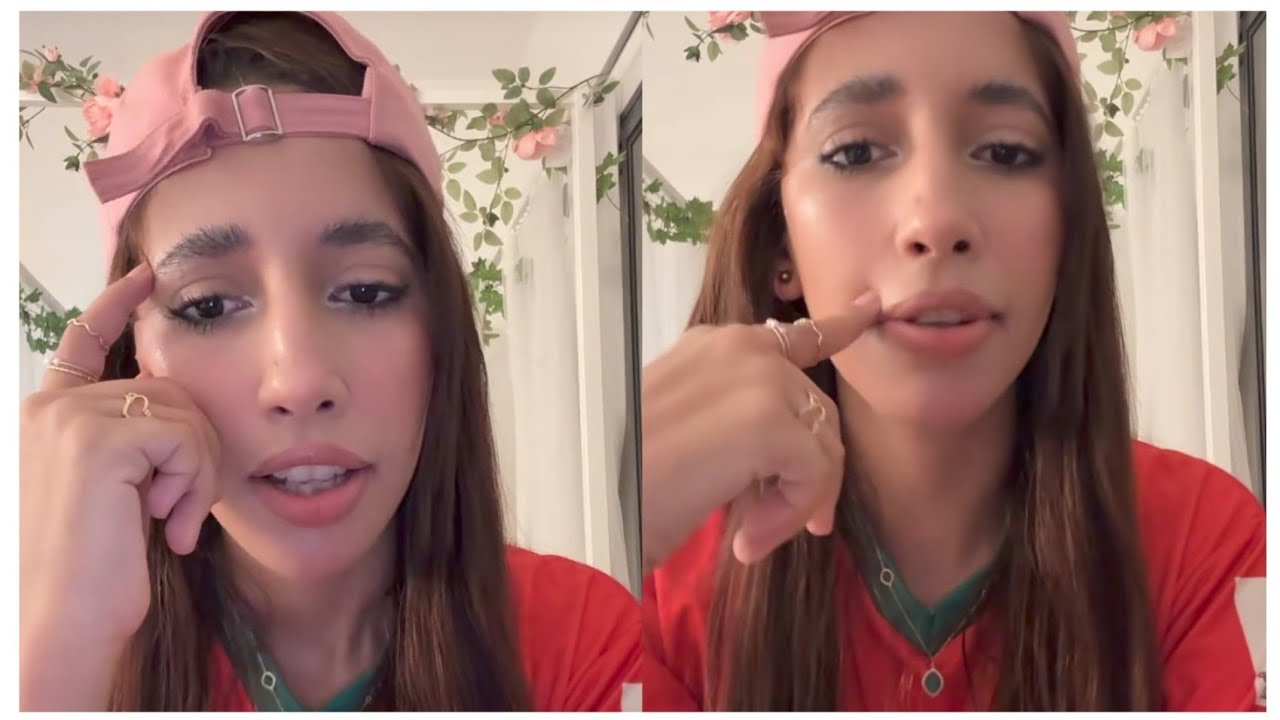 شيماء فرحانه مع المتتبعين ديالها بفوز المنتخب المغربي بكأس العرب