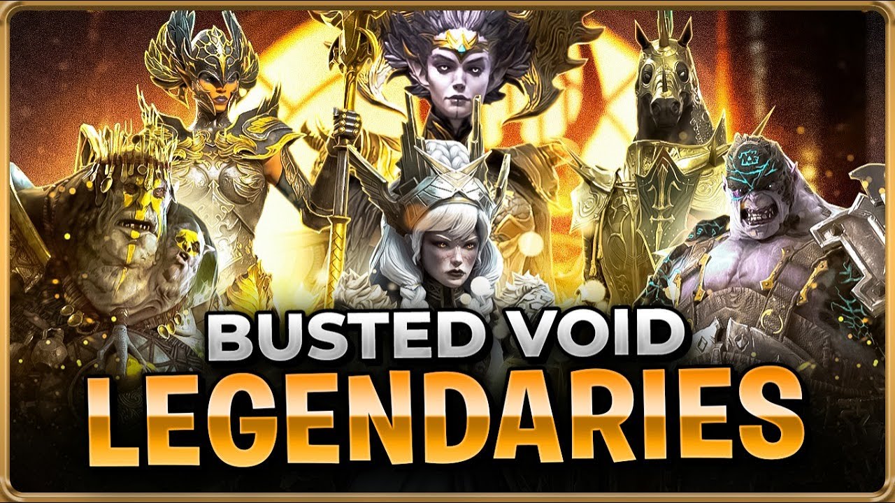 THE BEST OF THE BEST! Top 20 Void Legendaries In Raid: Shadow Legends