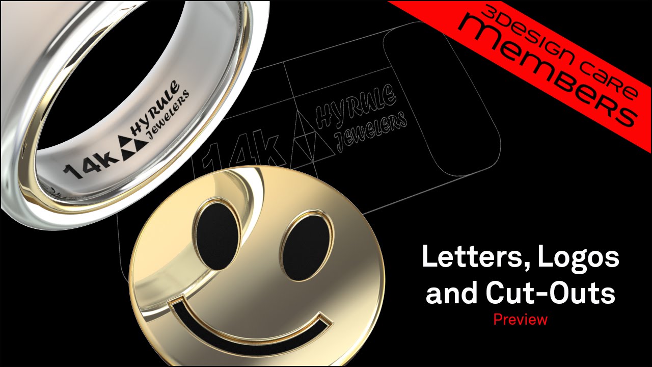 Preview: Letters, Logos & Cut outs in 3DESIGN V9