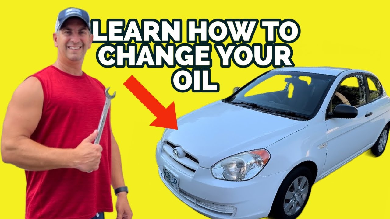 How To Change Oil 2007-2011 Hyundai Accent Blue
