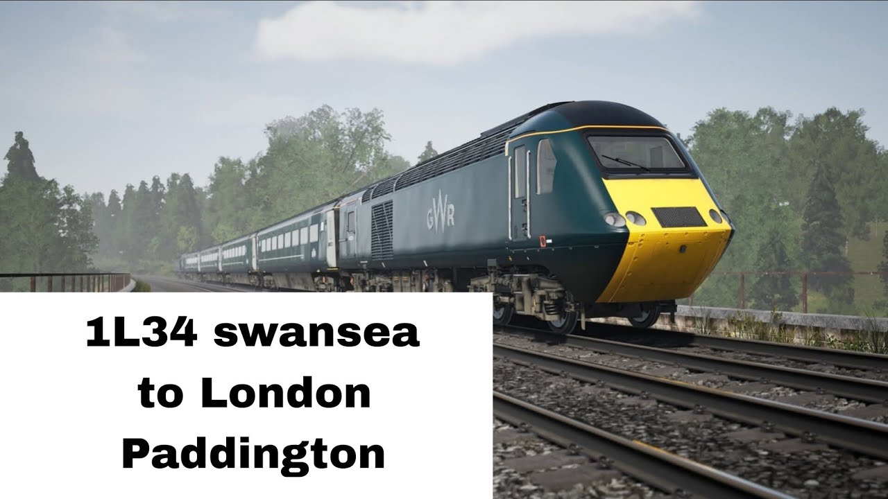 Train Sim World 6 1L34 Swansea to London Paddington GWR HST