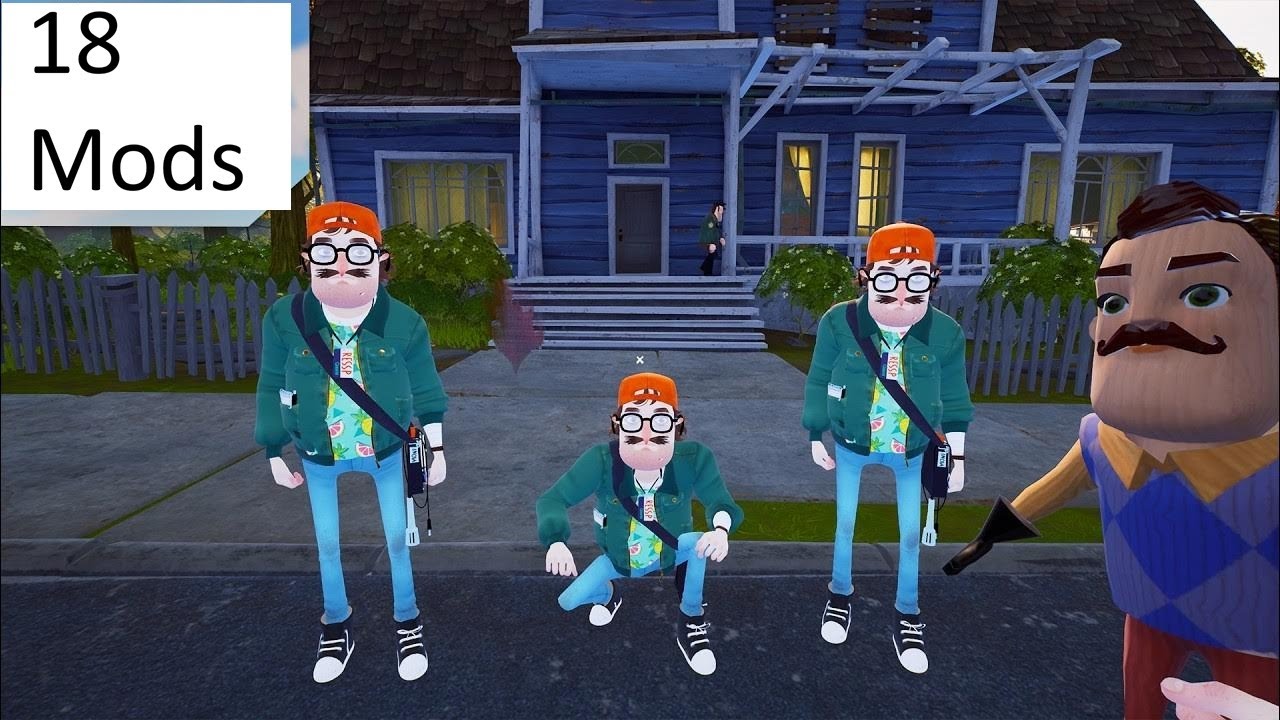 Hello Neighbor 2 Multiplayer with 18 mods full game
