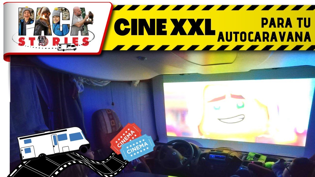 🎥🎟🎬🍿CINE en tu AUTOCARAVANA 🚐🎞 [montaje FÁCIL con PROYECTOR y store IKEA]