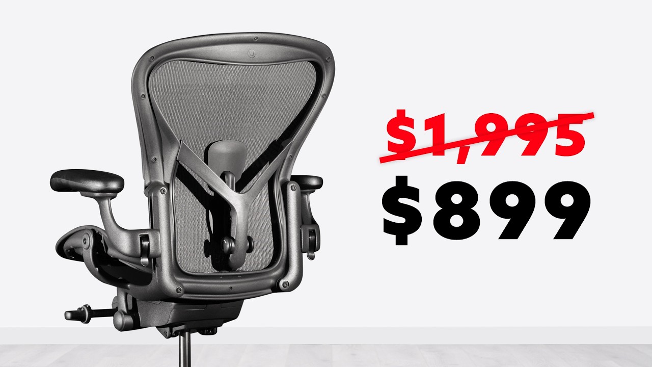 This Herman Miller Aeron is 55% OFF Retail...