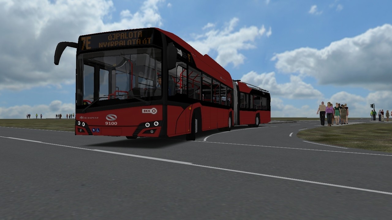 OMSI2 ☀️｜Solaris Trolino 18 IV. Generáció BKK｜Budapest 7E ( W.I.P. )｜Buszpótlás trolival