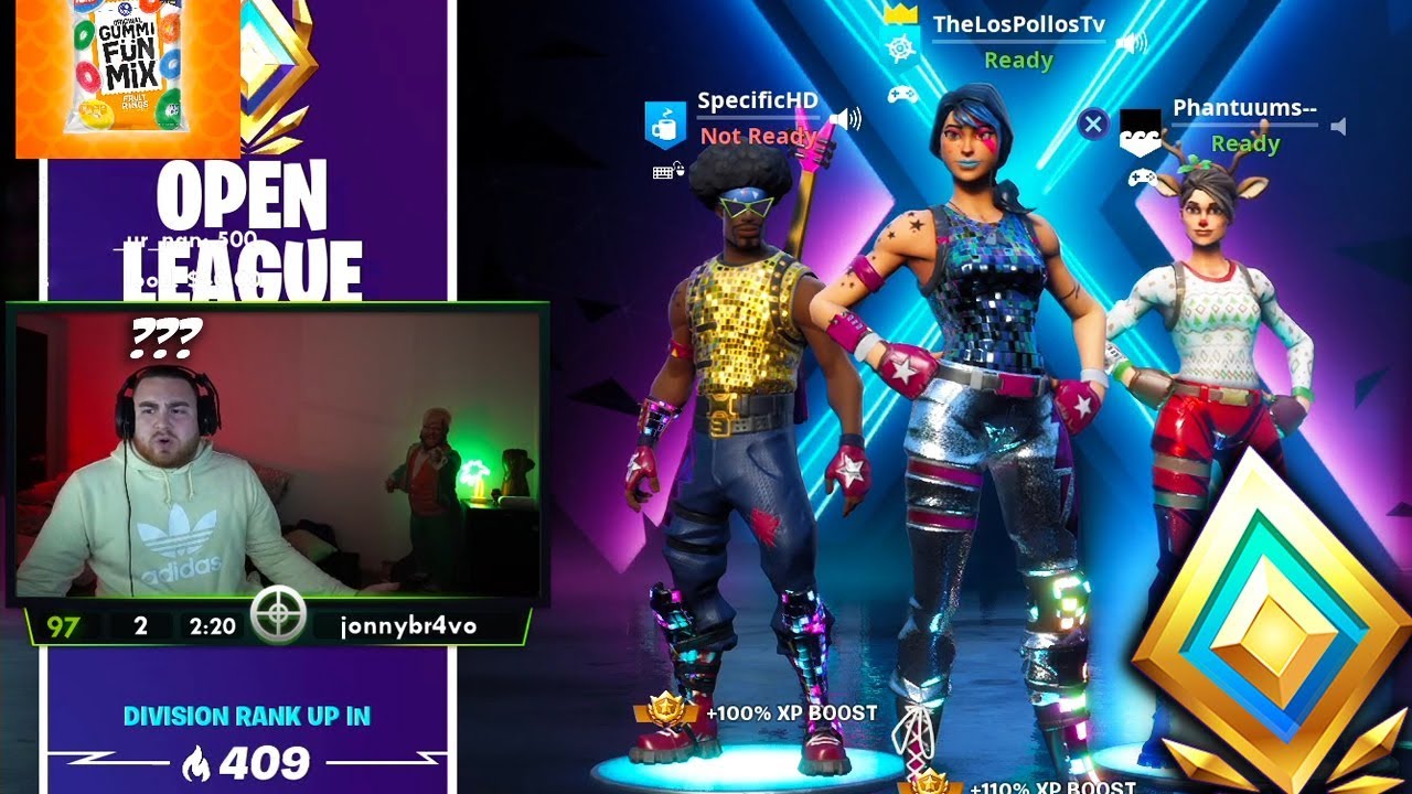 LosPollosTV Playing Competitive Fortnite W/ His Squad Is Too Funny!