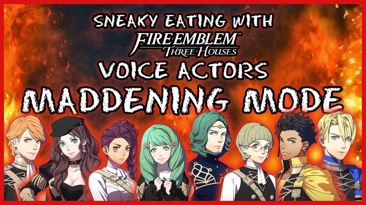 Челлендж «Скрытное поедание» с актёрами озвучки Fire Emblem Three Houses | СВОДЯЩИЙ С УМА РЕЖИМ