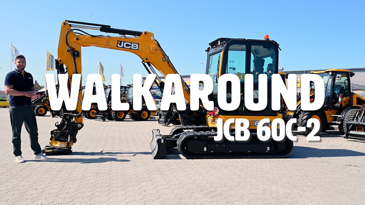 JCB 60C-2 midigrävare Walkaround