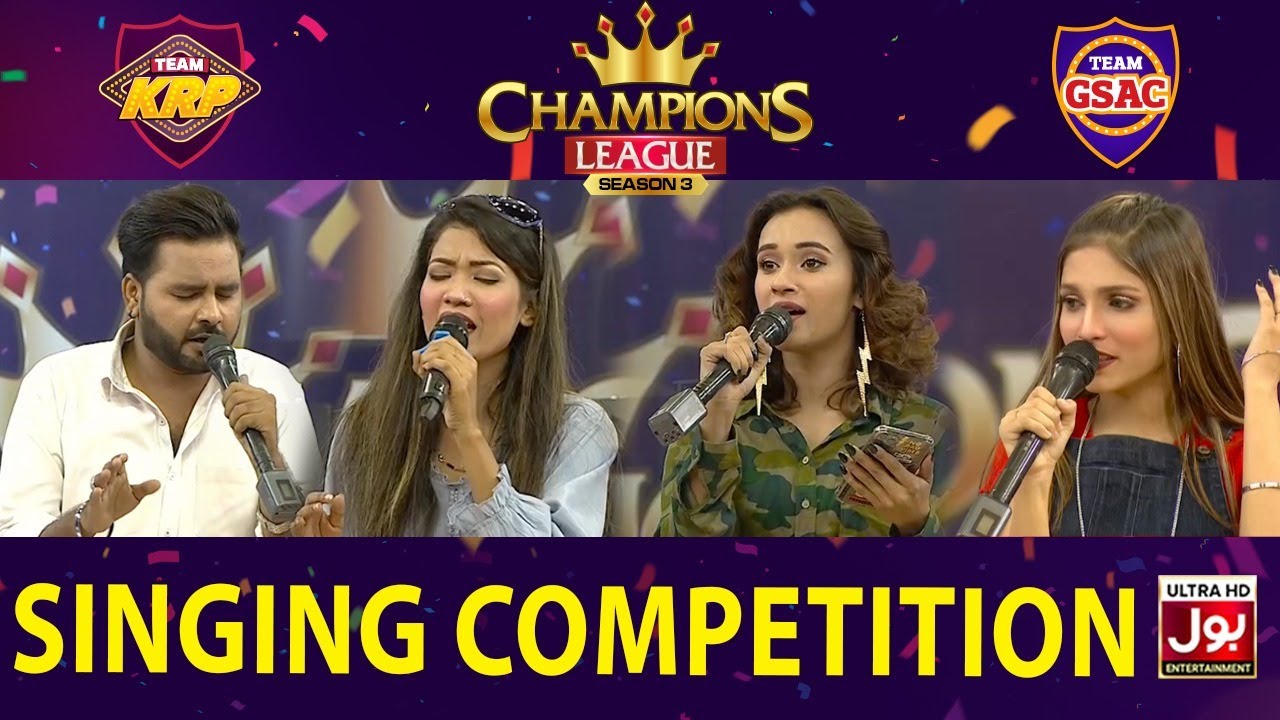 Singing Competition In Champions League Season 3 | Game Show Aisay Chalay Ga vs Khush Raho Pakistan
