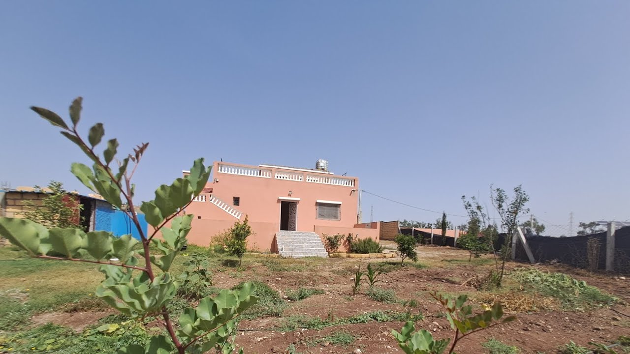 فيرما للبيع مساحتها 1800 متر محفضة 100 متر على الكودرون نواحي الجديدة 0653070490#fermes #fermes