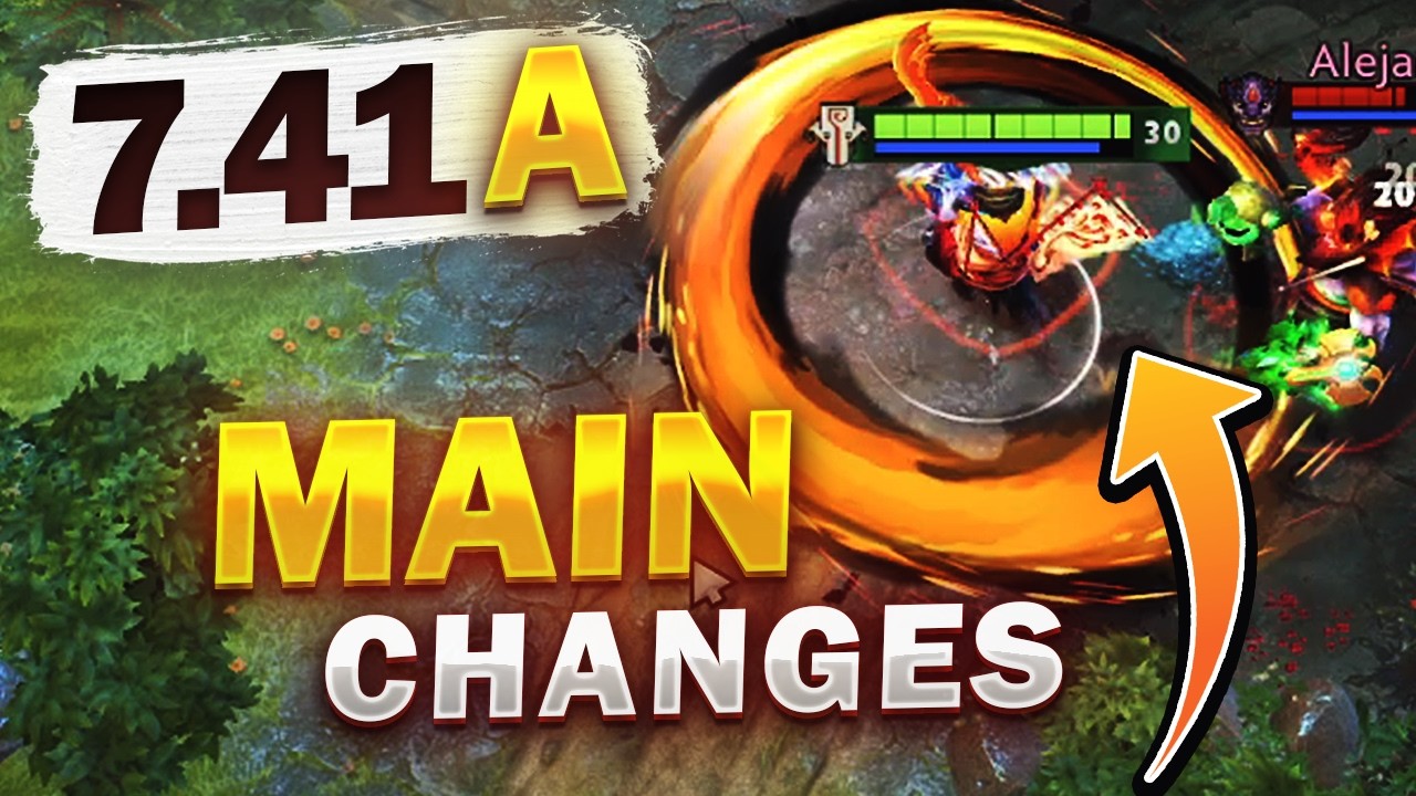 Dota 2 NEW 7.41a Patch - Main Changes!