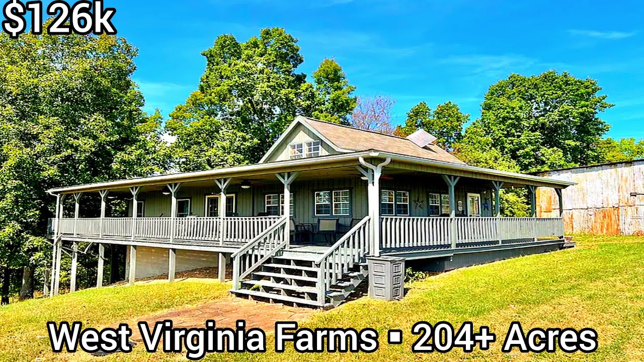 West Virginia Farms For Sale | $126k | 204+ Acres | West Virginia Land For Sale | Cabins With Land