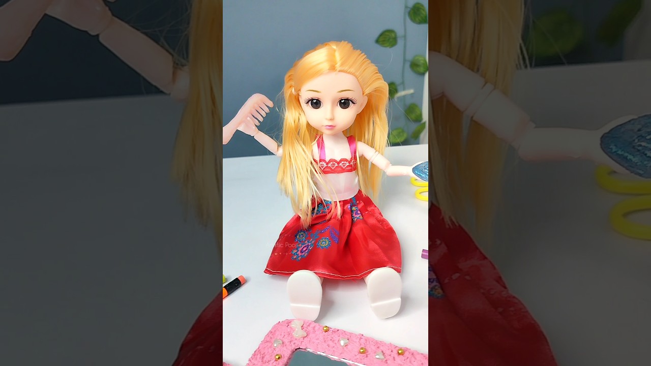 Doll k liye Comb bana diya 😱 #shorts #shortsviral #diy