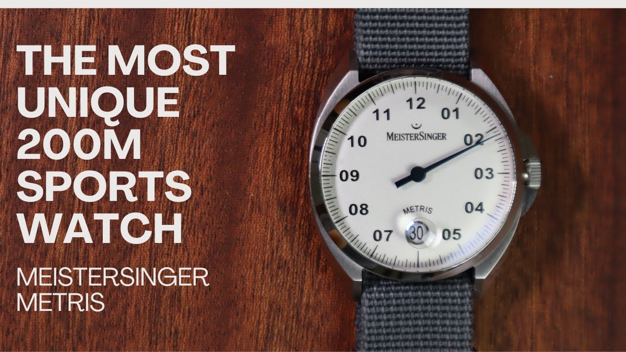 Самые уникальные спортивные часы 200M – MeisterSinger Metris