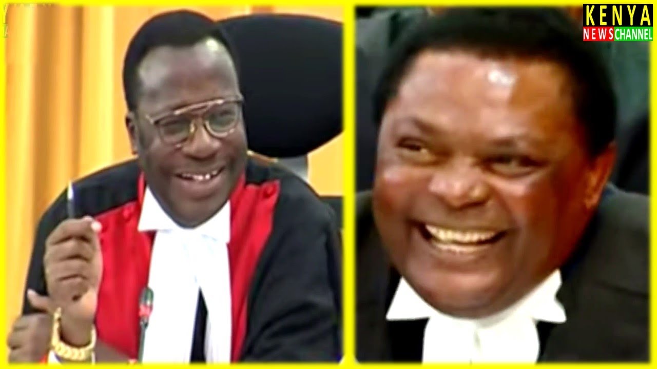 LAUGHTER AT SUPREME COURT PRESIDENTIAL ELECTION PETITION - JUSTICE SMOKIN WANJALA & KIOKO KILUKUMI 😂