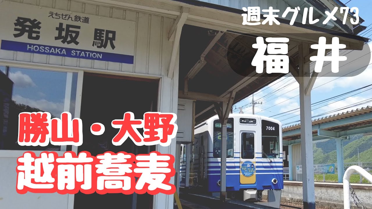 【週末グルメ・福井#6】福井県 勝山・大野で越前蕎麦 と 越前大野城