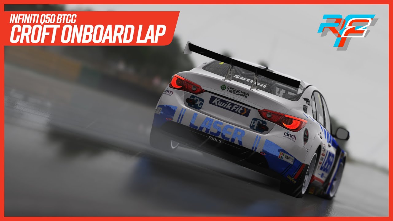 Onboard Lap of Croft Circuit in rFactor 2