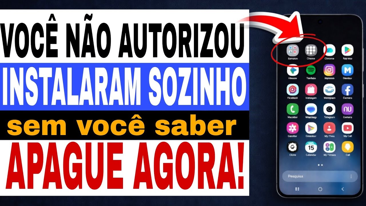 ALERTA!  APLICATIVOS INSTALADOS SOZINHOS NO SEU CELULAR? VEJA ISSO AGORA!