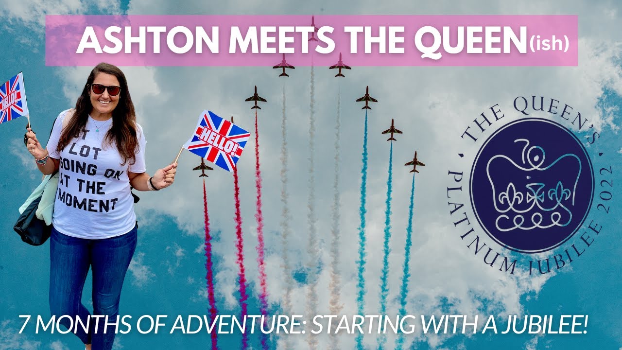 THE PLATINUM JUBILEE IN LONDON|trooping of the colors & the royal fam | Ashton on Adventure| s3ep42