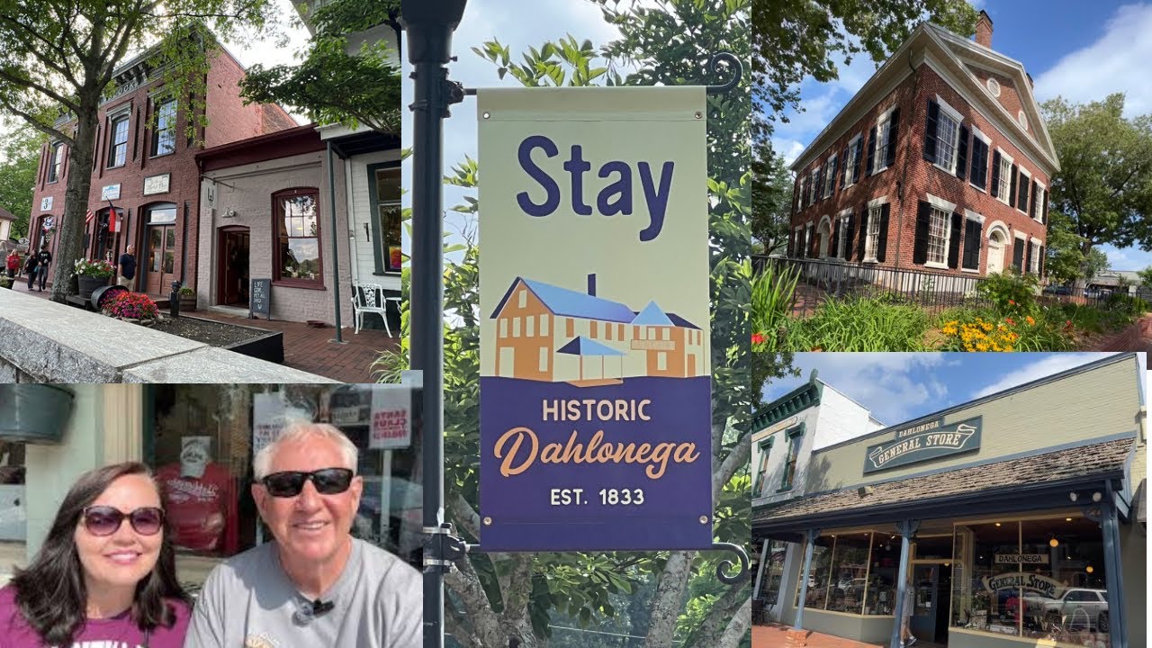 Dahlonega GA Town Square - Shopping & Restaurants - Mountain Town in North Georgia Mountains