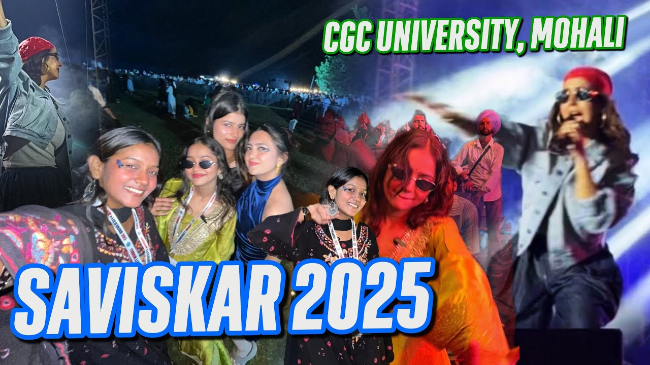 Sunanda sharma| CGC university mohali |Saviskar 2025|