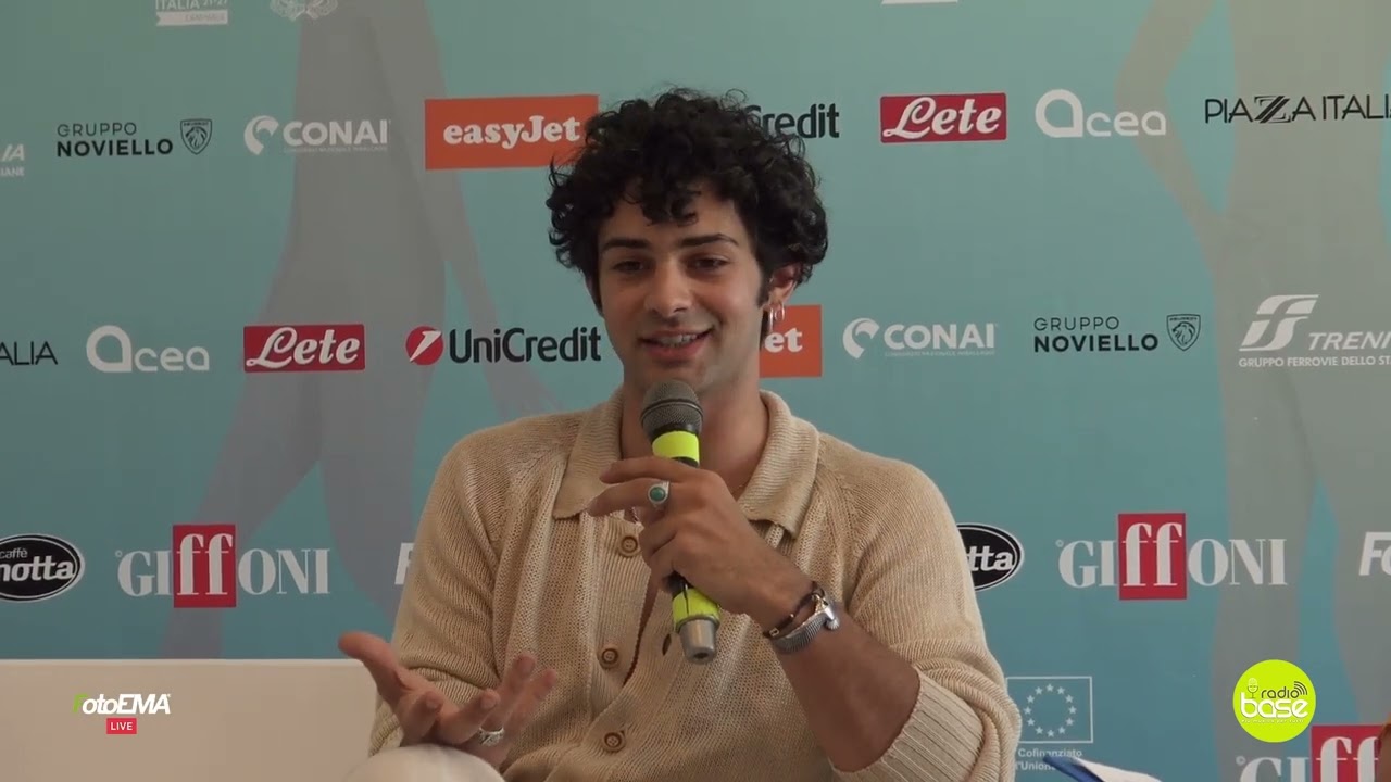 La mini press con Massimiliano Caiazzo al Giffoni Film Festival