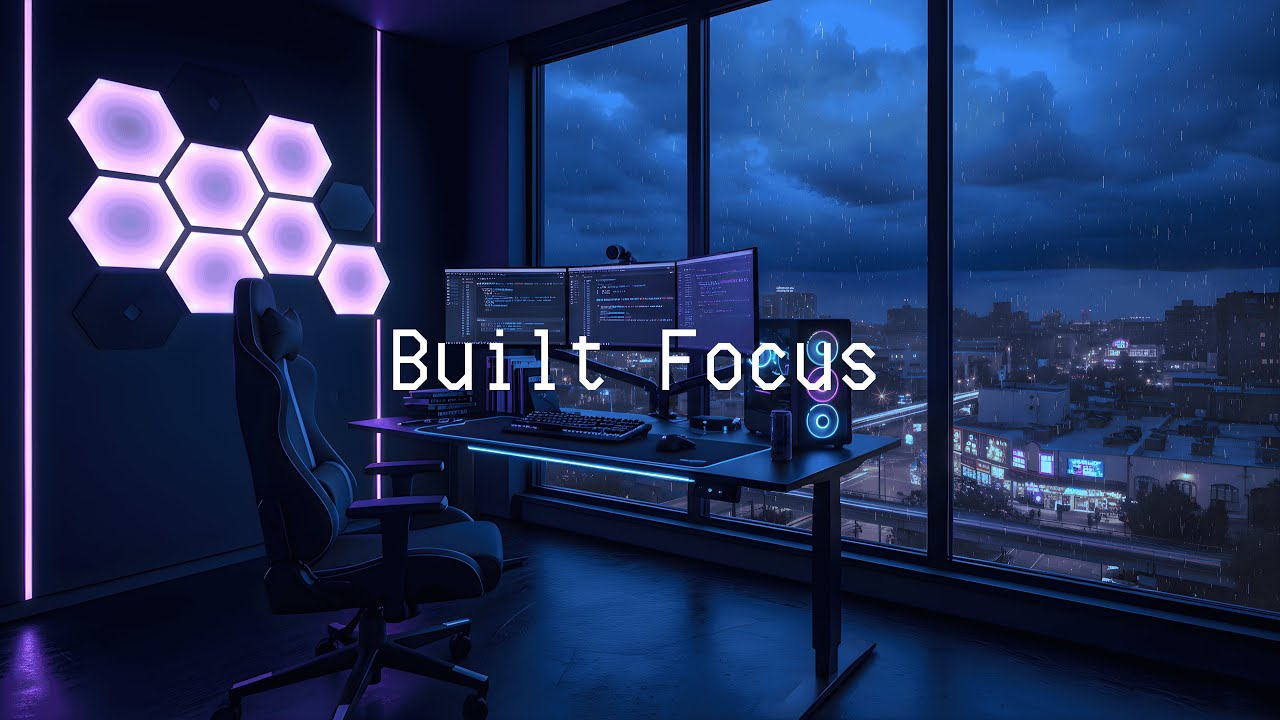 Rainy Nights Built for Focus 🌧️ Late-Night Lofi