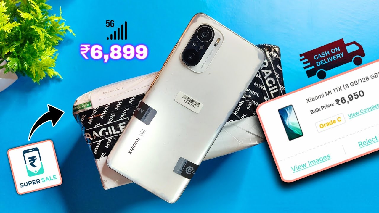 XIAOMI MI 11X 》just ₹6,950 🤑🔥 order form cashify super sale ✅🔥