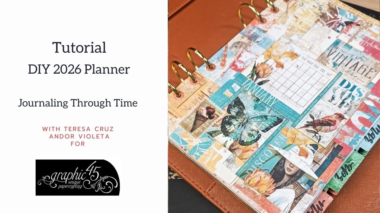 Tutorial DIY 2026 Planner with Journaling Through Time
