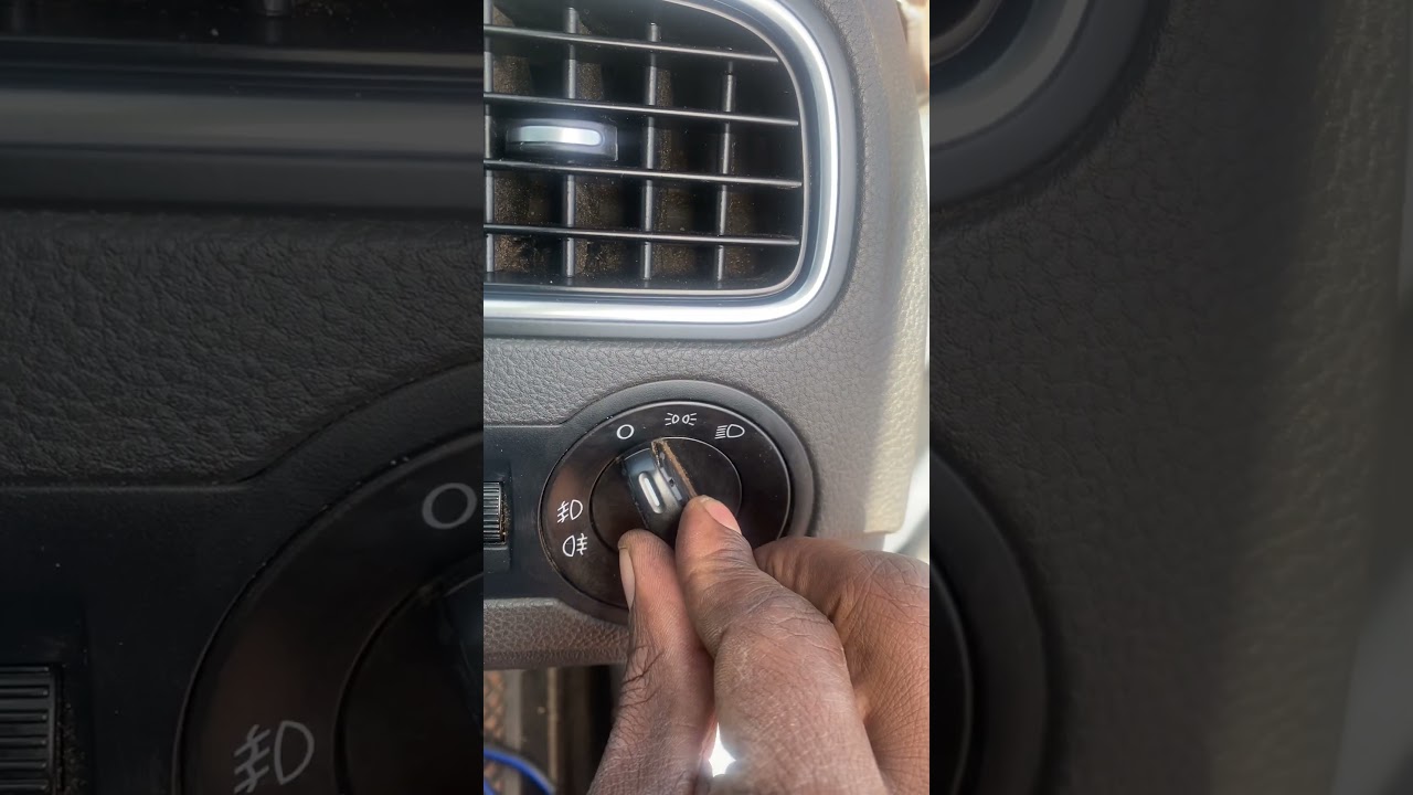 Remove vw polo headlight switch